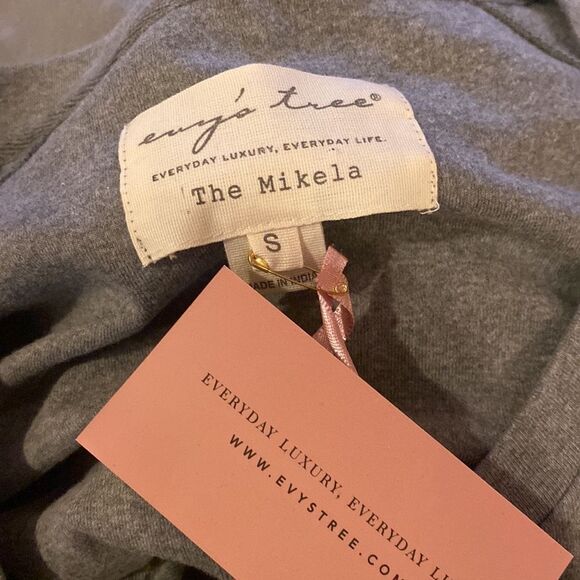 NWT evys tree the Mikela charcoal grey dress S - Picture 8 of 8